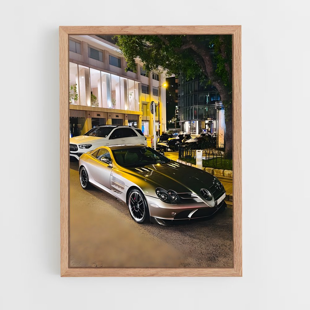 Poster Yellow Racer – affiche Mercedes (vue 4)
